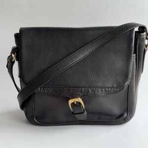 Vintage black Bally crossbody bag  leather purse